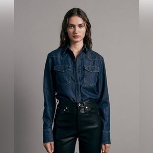 Rag&Bone, Wyatt Shirt, Color: Rinse, Size: S